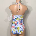 Anne cole Ann Cole blue quilted floral swimsuit. NWT Photo 9