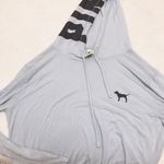 Victoria's Secret PINK Pastel Blue Cozy Pullover Hoodie Photo 0