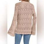 Amazon Beige Knit Long Sleeve Top NWOT Photo 1
