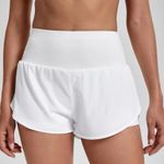 Amazon White Two Layer Shorts Photo 0