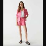 Michael Stars  Paulette Flamingo Pink Linen Shorts S Photo 1