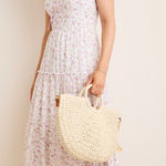 Boutique Tiered Floral Midi Dress Medium Photo 0