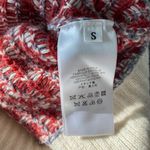 Thom Browne Crab Toy Icon Tweed V Neck Pullover White Photo 7