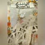 Free People NWOT Bali Tate Bodysuit Floral Top Tapioca Boho Chic Crochet XS Photo 5
