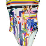 Trina Turk Treasure Cove Bandeau One Piece Swimsuit Size US 6 Photo 0