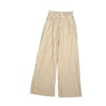 Abercrombie & Fitch  Tailored Linen-Blend Wide Leg Pants Orange Culotte XS Short Photo 1