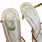 RENE CAOVILLA pink Cleo thin heeled sandals NEW Silver Size 9 Photo 6