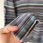 Eddie Bauer  Sz XXL Women Striped Long Sleeve Shirt Pullover Stretch Long Sleeves Photo 3