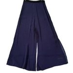 Cleobella High Waisted Wide Leg Palazzo Pants Navy Dot Size S Photo 2