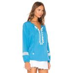 Line and Dot Line‎ and Dot Revolve blue pom pom deliah blouse Photo 1