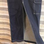 True Religion  Darkwash Denim Cargo‎ Maxi Skirt Size 26 Photo 3