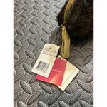 NWT Stephanie Johnson Saks Fifth Avenue Faux‎ Fur Makeup Cosmetic Pouch Case Brown Photo 2