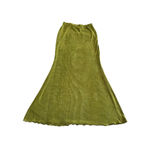 Cider Strapless Tube Dress Womens M Green Ruffle Hem A Line Boho Chic Midi NWT Photo 8