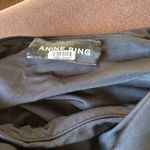 ANINE BING Black Ruched Top MEDIUM Bodycon Long Sleeve Athleisure Designer $250 Photo 10