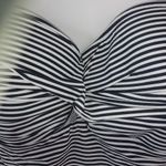Niptuck 12 Black White Striped Pin Up Swim Suit Photo 6