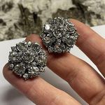 Women's Costume Earrings Rhinestone CLIP On Clip Photo 2