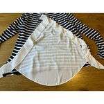 Joseph Ribkoff  Size 4 Tunic Blouse Ruffles Sheer Lightweight Career Wedding‎ Photo 10