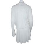 Free People Lively Romper Natural Oatmeal Beige Womens Medium Long Sleeve Shorts Photo 2