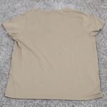 Ralph Lauren Polo  Tan V Neck Short Sleeve Classic Fit T Shirt Womens XL Photo 4