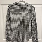 st. john's bay  Plaid Shirt in Black and Cream Size XS Photo 3
