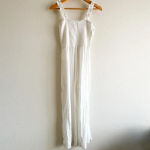 Wilfred Aritzia  New Chianti Jumpsuit Stretch Smocked White Size Medium Photo 7