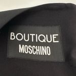 Moschino Boutique Gold Metallic 3/4 Sleeve Shift Dress Photo 6