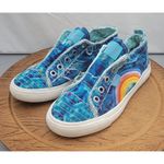 blowfish Malibu Playwire-F-T Sneakers Blue Tie Dye Size 7 Slip-On Photo 6