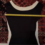Black and white boatneck sleeveless jumpsuit Size M Photo 5