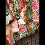 Coldwater Creek  Womens Jacket Sz Large Pink Green Floral Paisley Blazer Boho Photo 2