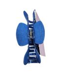 A New Day  NWT Extra Large Claw Clip Hair Accessory Blue Denim Look Print Photo 3