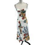 Reformation NWT  Juliette Dress Formosa White Yellow Red Blue Floral Midi Size 2 Photo 1