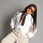 White Western Shirt with Brown Tie Size undefined Photo 3