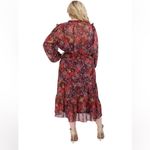 Julia Jordan  LONG SLEEVE MIDI DRAWSTRING WAIST DRESS 22W Wedding Guest Spring Photo 1