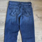 MOTHER High Waisted Rascal Slice Sneak Fray Sake To Me Jeans Blue Size 27 Photo 11