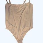 SKIMS Size Large Sand Fits Everybody Adaptive Bodysuit Top Side Hooks NWT Photo 0
