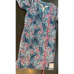 Caribbean Joe Womens Tropical Palm Print V Neck 3/4 Sleeve Dress Size S Photo 10