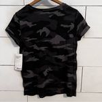 Athleta Organic Daily Black Camo Crew Tee Shirt. Size Small. NWT Photo 3