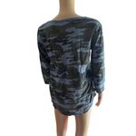 Dylan Camo Print V Neck 3/4 Sleeve T-Shirt Women’s Size Small Photo 2