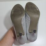 Easy Street  Women's Open Toe Ravish Dress Glitter Pumps in Silver Size 7.5 Photo 11