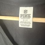 Victoria's Secret  Pink Pittsburgh Steelers T Shirt Black Sequin Bling V Neck S Photo 2