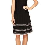 Nanette Lepore  Black Sleeveless Knit Santa Maria Mini Dress Small Photo 0