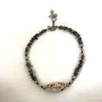 Handpicked lexington sterling silver Golden coral and shell necklace Photo 5