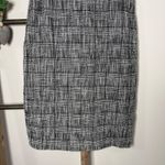 Banana Republic Plaid Pencil Skirt Black White Business Casual Women's Size 10 Photo 3