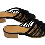 Madewell Knotted Mule Sandals - Black Size 6.5 Photo 2