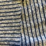 Soft Surroundings NWOT  Gray/Blue Striped Top Small Photo 7