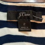 J.Crew striped knit pencil skirt Navy white cotton Women’s size 2 NWT Nautical Photo 2