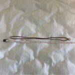 Fossil  Brown Suede Bracelet or Necklace Enamel Round M‎ Charm Rustic Boho Vibes Photo 8