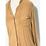 SKIMS  Soft Lounge Pajama Shirt‎ Button Down Long Sleeve Top Sienna Small Photo 3