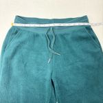 Old Navy Women’s Mid-Rise Vintage Sherpa Sweatpants Teal Size M Photo 4