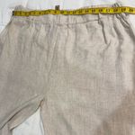 Coco + Carmen Cream Linen Blend Pant With Fringe Hem Photo 5